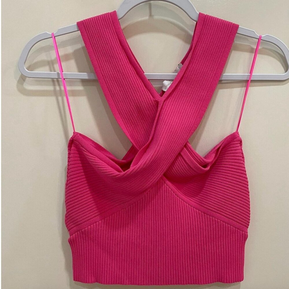 HOT PINK CROP TOP